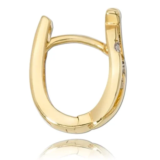 Balia Damen Creolen aus 333 Gelbgold mit Zirkonia BGO0059GW