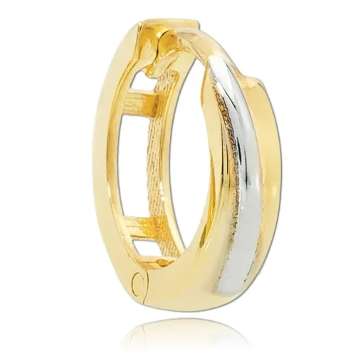Balia Damen Creolen aus 333 Gelbgold zweifarbig BGO0041GT