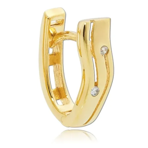 Balia Damen Creolen aus 333 Gelbgold mit Zirkonia BGO0046GW