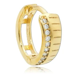 Balia Damen Creolen aus 333 Gelbgold mit Zirkonia BGO0037GW
