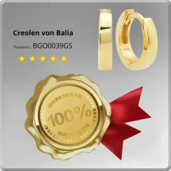 Balia Damen Creolen aus 333 Gelbgold BGO0039GS