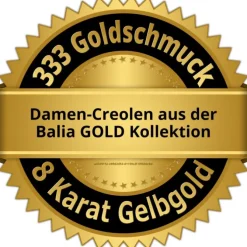 Balia Damen Creolen aus 333 Gelbgold BGO0092GS