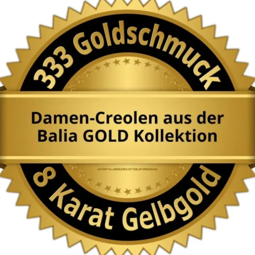 Balia Damen Creolen aus 333 Gelbgold BGO0092GS