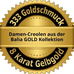 Balia Damen Creolen aus 333 Gelbgold BGO0107GO