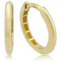 Balia Damen Creolen glanz aus 333 Gelbgold BGO0113GS