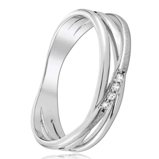 Balia Damen Fashion Ring aus 925 Silber Zirkonia weiß Gr.60 BAR023W60