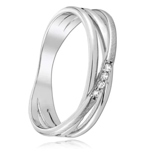 Balia Damen Fashion Ring aus 925 Silber Zirkonia weiß Gr.56 BAR023W56