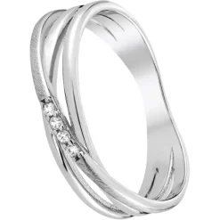 Balia Damen Fashion Ring aus 925 Silber Zirkonia weiß Gr.60 BAR023W60