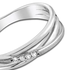Balia Damen Fashion Ring aus 925 Silber Zirkonia weiß Gr.60 BAR023W60