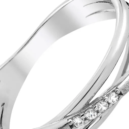 Balia Damen Fashion Ring aus 925 Silber Zirkonia weiß Gr.60 BAR023W60