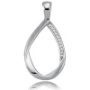 Balia Damen Kettenanhänger 925 Silber poliert BAH0005SW