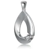 Balia Damen Kettenanhänger 925 Silber matt und poliert BAH0025SW