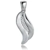 Balia Damen Kettenanhänger 925 Silber matt und poliert BAH0027SW