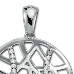 Balia Damen Kettenanhänger 925 Silber poliert BAH0035SW