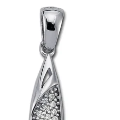 Balia Damen Kettenanhänger 925 Silber poliert BAH0008SW