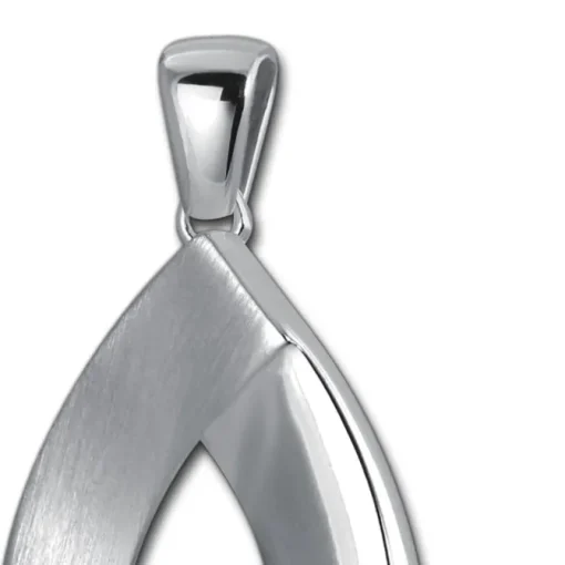 Balia Damen Kettenanhänger 925 Silber matt und poliert BAH0025SW