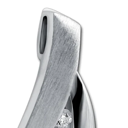 Balia Damen Kettenanhänger 925 Silber matt und poliert BAH0029SW