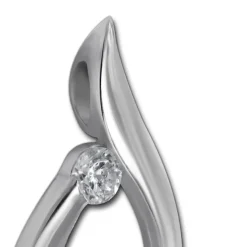 Balia Damen Kettenanhänger 925 Silber poliert BAH0031SW
