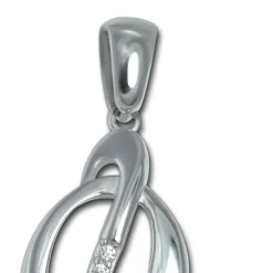 Balia Damen Kettenanhänger 925 Silber poliert BAH0011SW