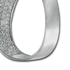 Balia Damen Kettenanhänger 925 Silber matt und poliert BAH0018SW