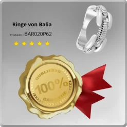 Balia Damen massiv Ring aus 925 Silber Gr.62 BAR020P62