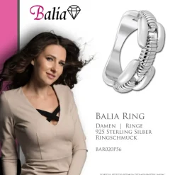 Balia Damen massiv Ring aus 925 Silber Gr.56 BAR020P56