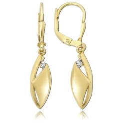 Balia Damen Ohrhänger aus 333 Gelbgold mit Zirkonia BGO0060GW