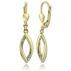 Balia Damen Ohrhänger aus 333 Gelbgold mit Zirkonia BGO0020GW