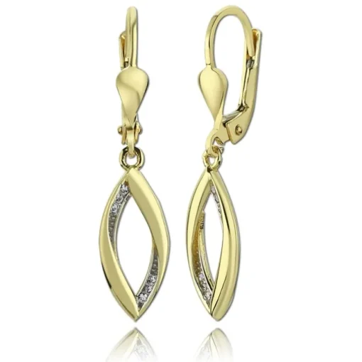 Balia Damen Ohrhänger aus 333 Gelbgold mit Zirkonia BGO0020GW
