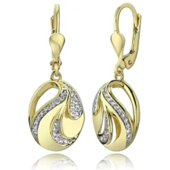 Balia Damen Ohrhänger aus 333 Gelbgold mit Zirkonia BGO0023GW