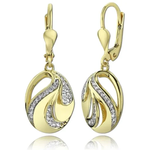 Balia Damen Ohrhänger aus 333 Gelbgold mit Zirkonia BGO0023GW