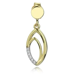 Balia Damen Ohrhänger aus 333 Gelbgold mit Zirkonia BGO0027GW