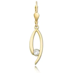 Balia Damen Ohrhänger aus 333 Gelbgold mit Zirkonia BGO0124GW