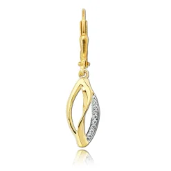 Balia Damen Ohrhänger aus 333 Gelbgold mit Zirkonia BGO0047GW