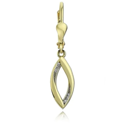 Balia Damen Ohrhänger aus 333 Gelbgold mit Zirkonia BGO0020GW