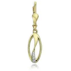 Balia Damen Ohrhänger aus 333 Gelbgold mit Zirkonia BGO0022GW