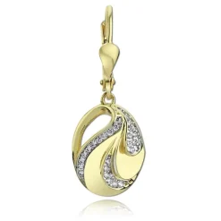 Balia Damen Ohrhänger aus 333 Gelbgold mit Zirkonia BGO0023GW