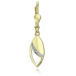 Balia Damen Ohrhänger aus 333 Gelbgold mit Zirkonia BGO0025GW