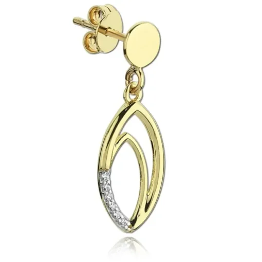 Balia Damen Ohrhänger aus 333 Gelbgold mit Zirkonia BGO0027GW