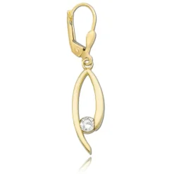 Balia Damen Ohrhänger aus 333 Gelbgold mit Zirkonia BGO0124GW