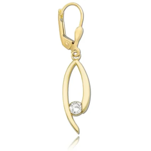 Balia Damen Ohrhänger aus 333 Gelbgold mit Zirkonia BGO0124GW