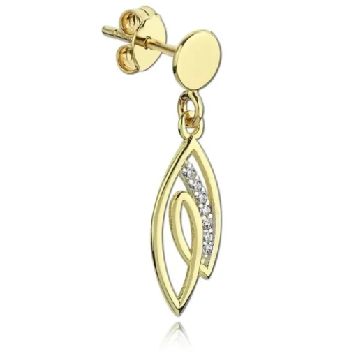 Balia Damen Ohrhänger aus 333 Gelbgold mit Zirkonia BGO0030GW