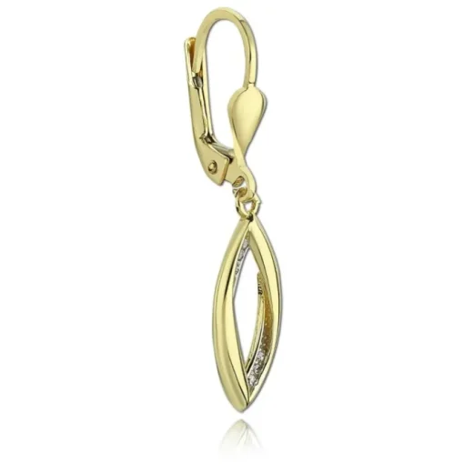Balia Damen Ohrhänger aus 333 Gelbgold mit Zirkonia BGO0020GW