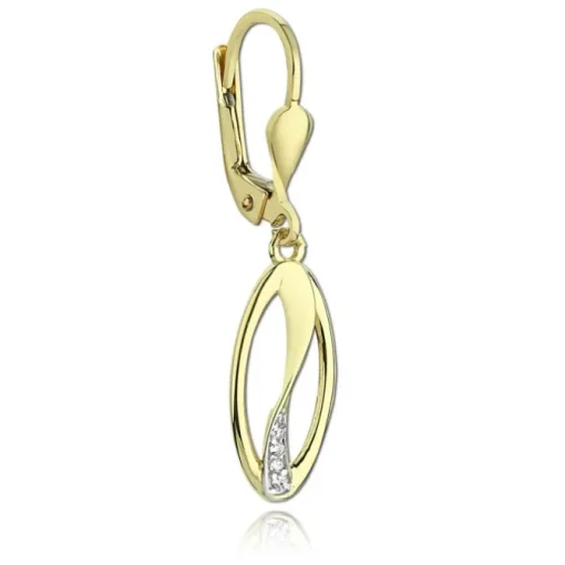Balia Damen Ohrhänger aus 333 Gelbgold mit Zirkonia BGO0022GW