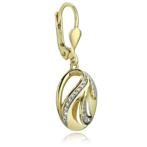 Balia Damen Ohrhänger aus 333 Gelbgold mit Zirkonia BGO0023GW