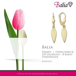 Balia Damen Ohrhänger aus 333 Gelbgold BGO0123GS