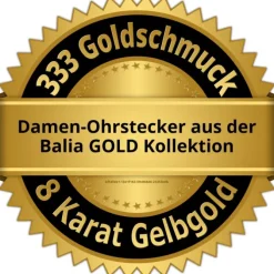 Balia Damen Ohrhänger aus 333 Gelbgold mit Zirkonia BGO0027GW