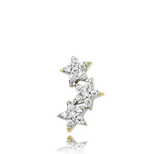 Balia Damen Ohrstecker aus 333 Gelbgold mit Zirkonia BGO0054GW