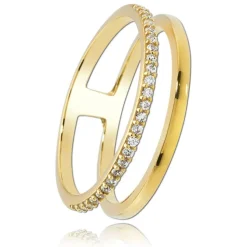 Balia Damen Ring aus 333 Gelbgold mit Zirkonia Gr.60 BGR015G60
