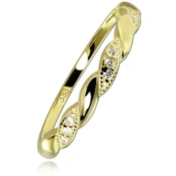 Balia Damen Ring aus 333 Gelbgold mit Zirkonia Gr.60 BGR060G60